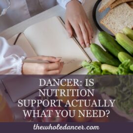 nutrition support for dancers